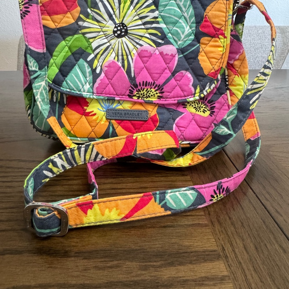 Vera Bradley Colorful Floral Shoulder Bag